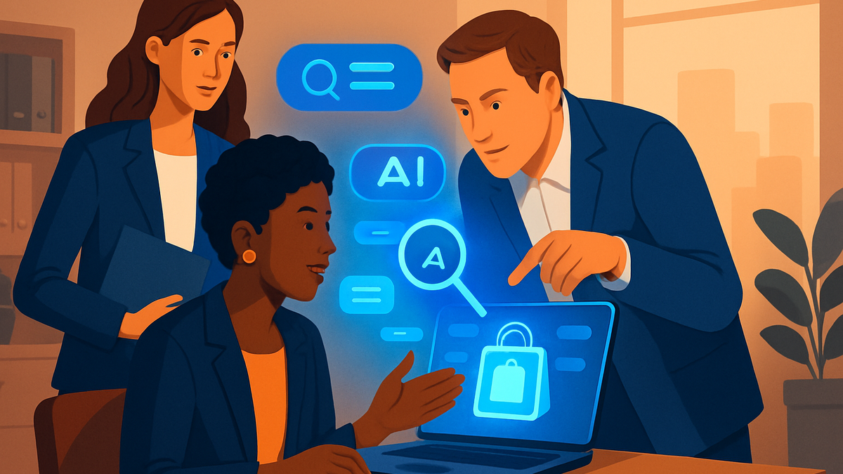 AEO for Product Marketing Teams: How to Ensure Your Positioning Shows Up Accurately in AI Results editorial illustration