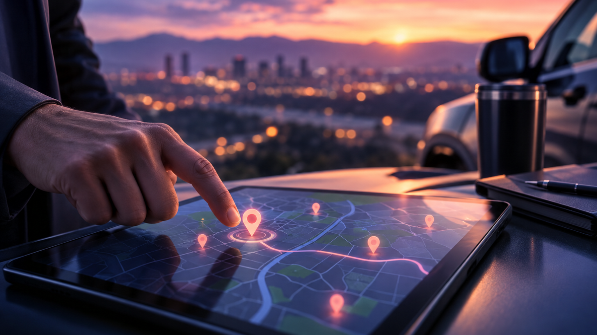 App Spotlight: Map My Client Location for Zoho CRM editorial illustration