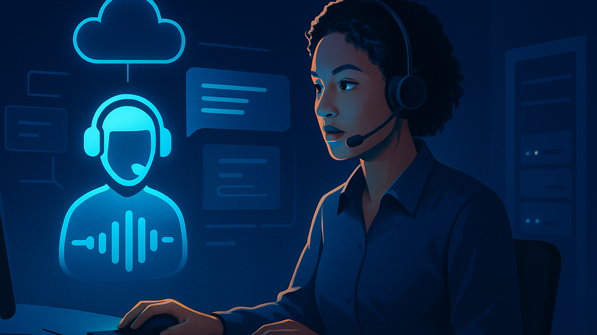 Lewisham Council Partners with Route 101 to Modernize Contact Center with Cloud AI Voice Agents editorial illustration