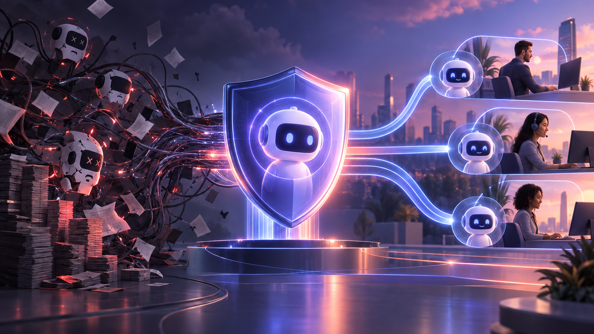 Salesforce Expands Agent Fabric to Automatically Stop Runaway Costs and AI Agent Failures Before They Impact Customers editorial illustration