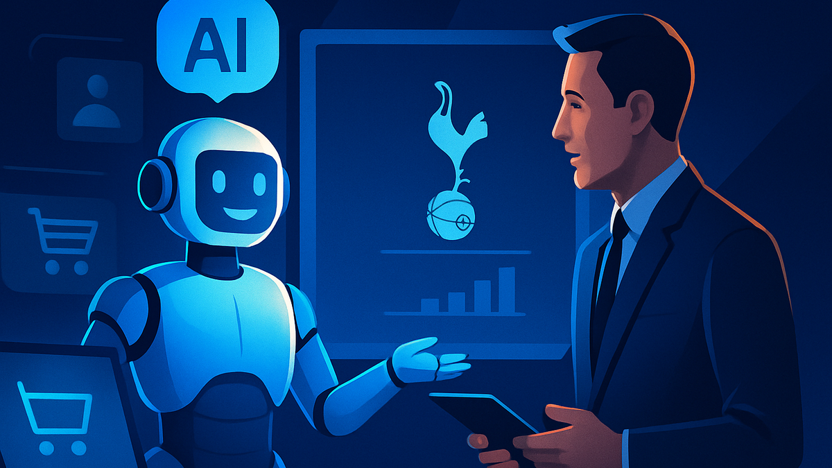 Tottenham Hotspur Launches Ask Spurs AI Sales Agent on Agentforce Platform editorial illustration