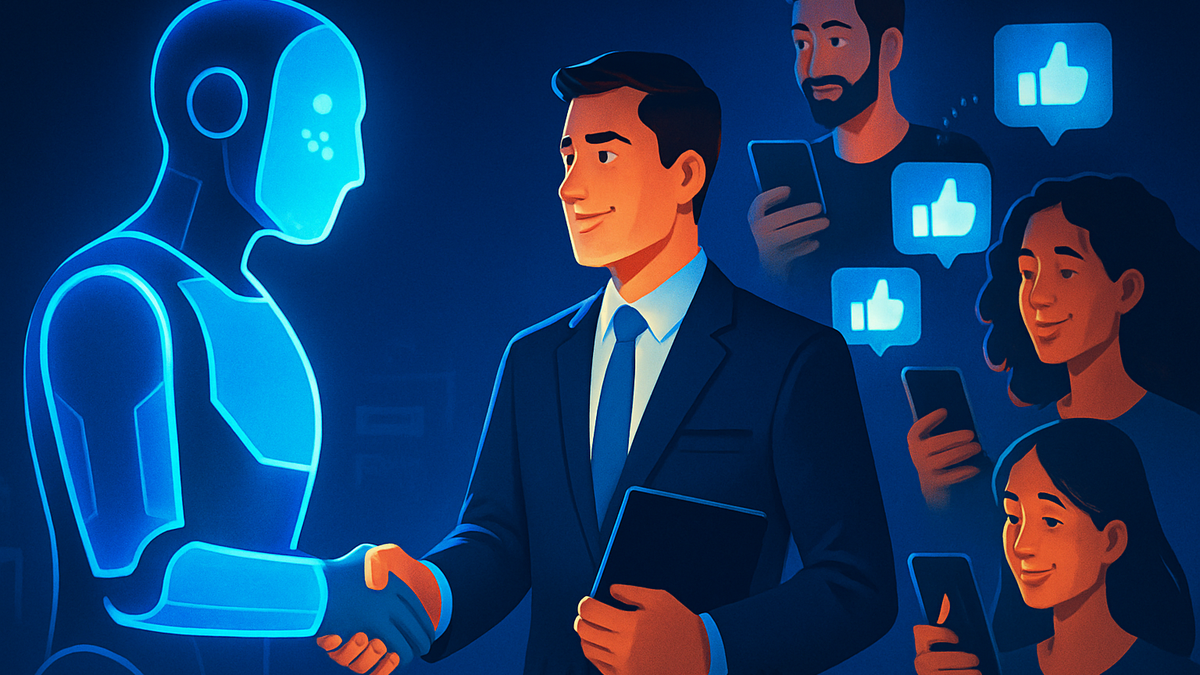 When It Came to Cal AI’s Viral Success, a Small Army of Influencers Paid Off editorial illustration